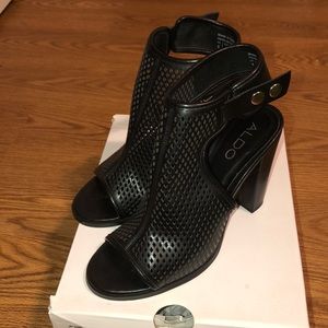 Aldo tall peep toe bootie!